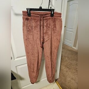 Ci Sono Plush Mauve Colored Lounge Pants